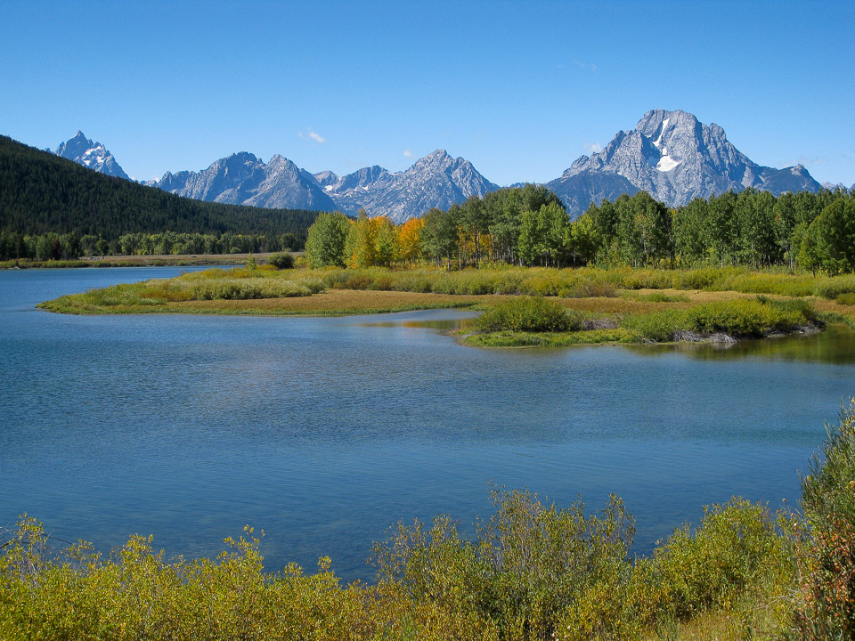 View from Oxbow Bend - Grand Tetons