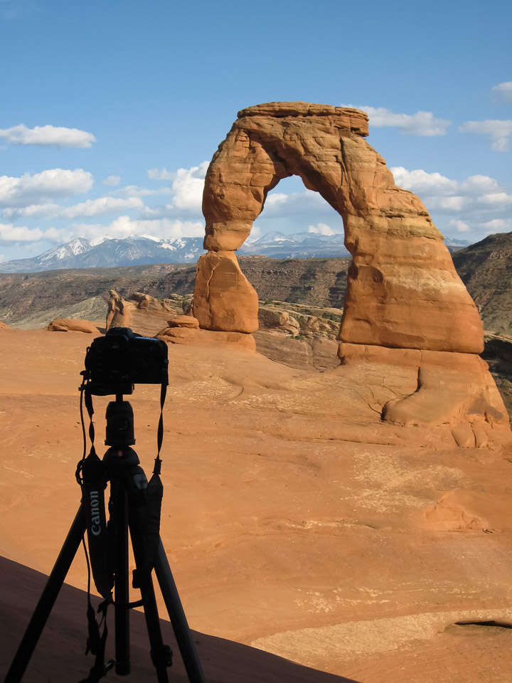Ready for Action at the Delicate Arch - UT