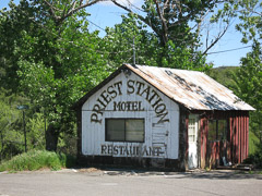 Old Priest Station atop the Old Priest Grade - Groveland, CA