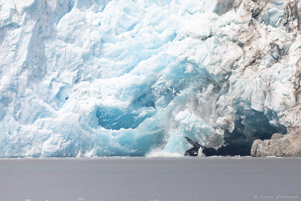 Calfing Glacier - Sawyer Glacier, Tracy Arm, AK