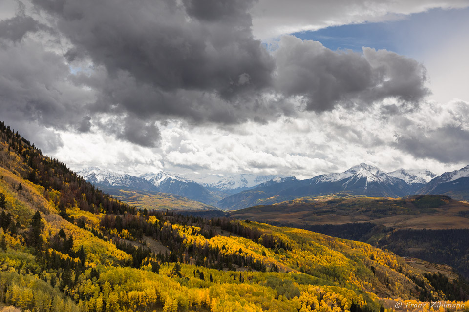 Southwesterly view from Las Dollar Rd., Colordao