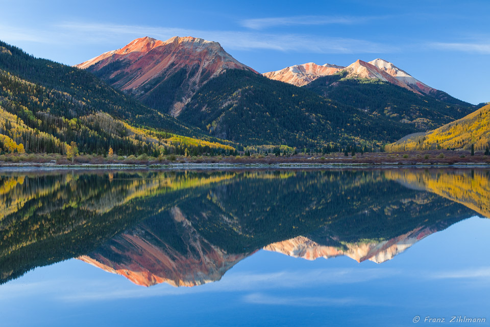 Sunrise at Crystal Lake and Red Mountain – Ouray, CO