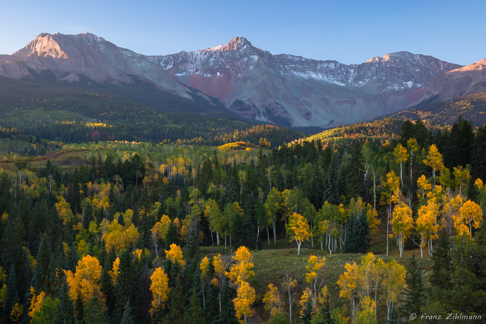 Sunrise Scene Near West Fork Dallas Creek - Ridgway, CO