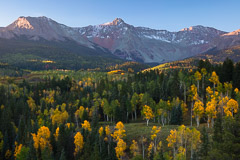Sunrise Scene Near West Fork Dallas Creek - Ridgway, CO