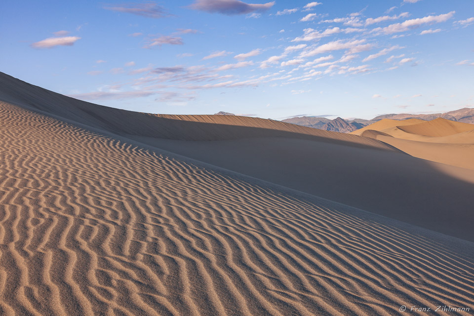 Sunset at Sand Dunes - Death Valley