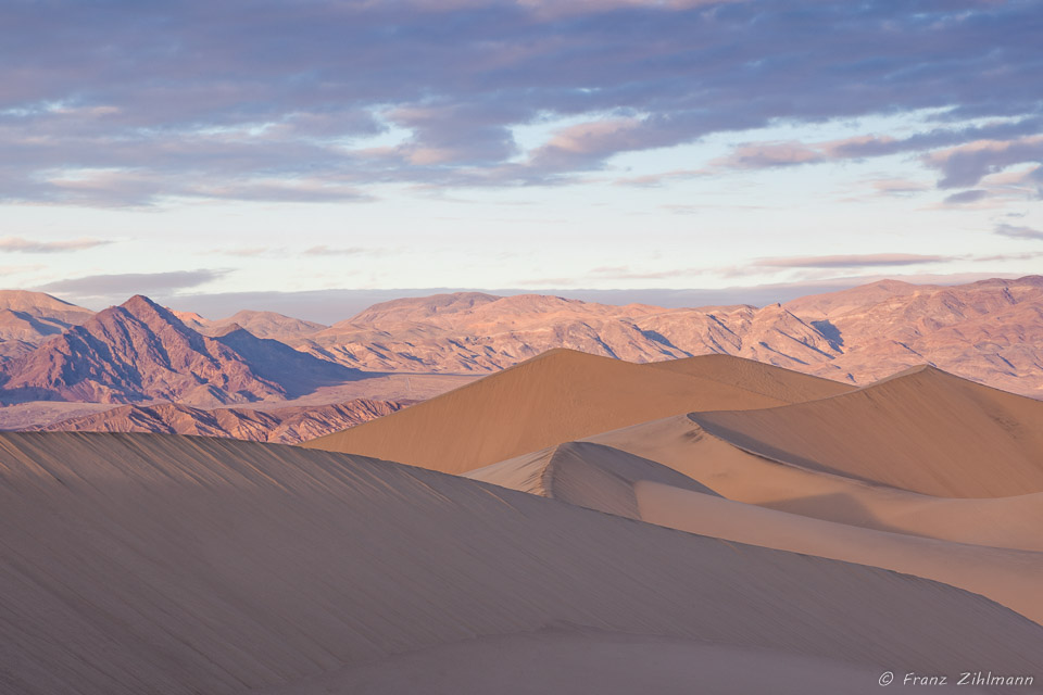 Sunset at Sand Dunes - Death Valley