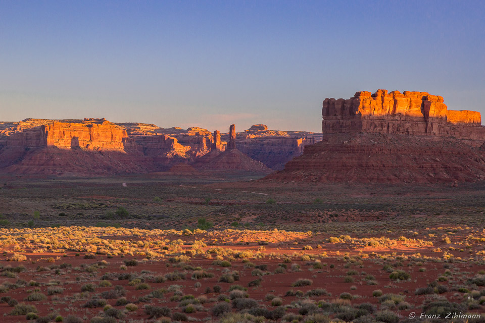 Sunrise on the Valley of the Gods Road - Utah