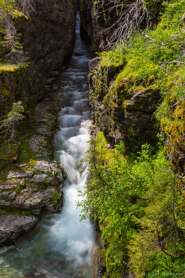 Sunrift Gorge - Glacier NP