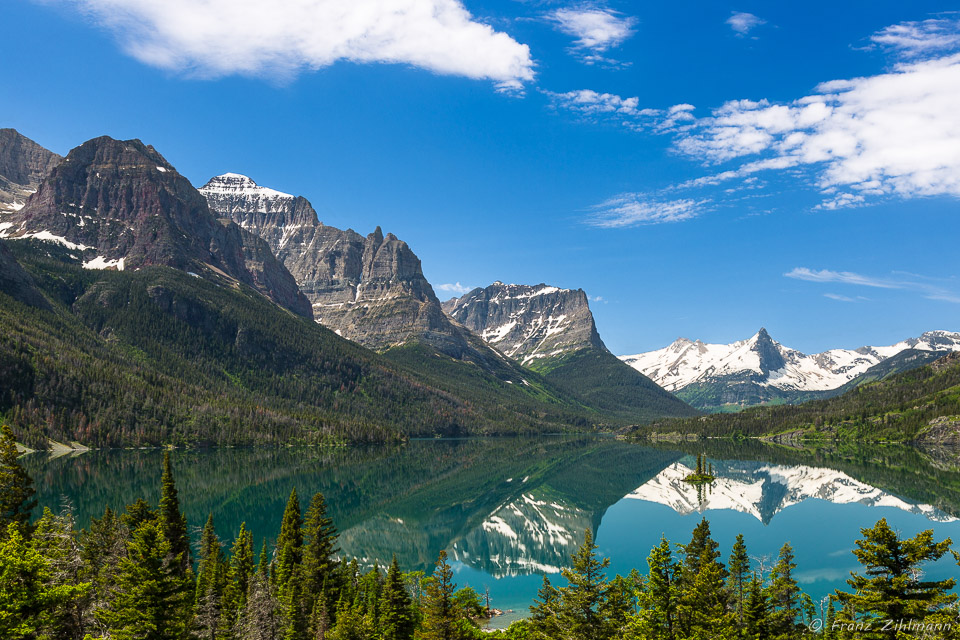 St Mary Lake/Wild Goose Island - Glacier NP