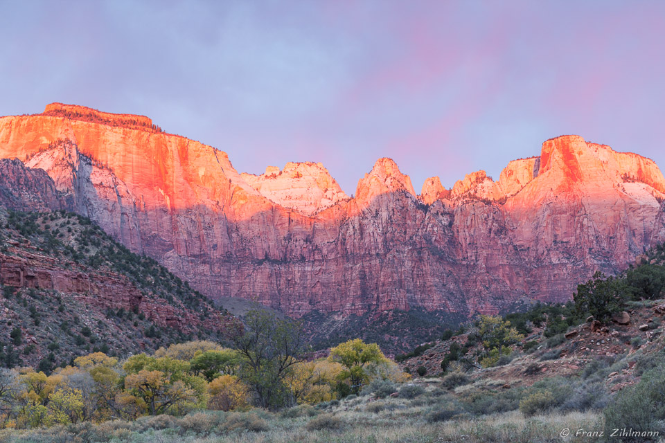 Towers of the Virgin - Zion National Park